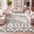 Bousquet Moroccan Beni Souk Cream/Black Rug-1921047187