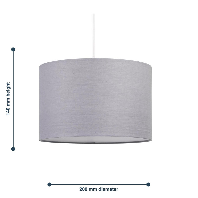14 cm H Drum Pendant Shade ( Uno )