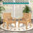 Solid Wood Outdoor Dining Armchair