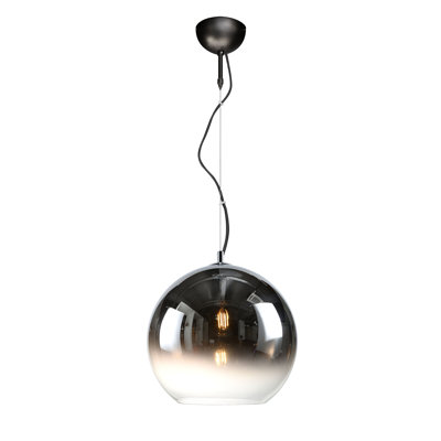 Cendrine 1 - Light Black Sphere Pendant