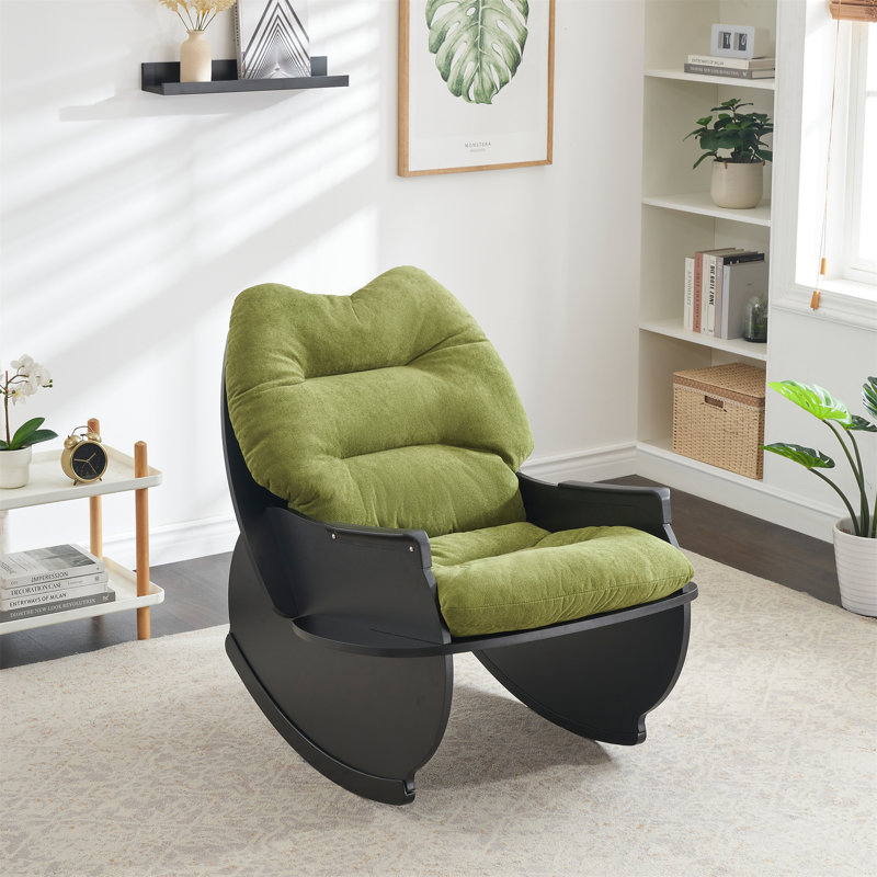 Chaise berçante 30,31 pouces, Vert