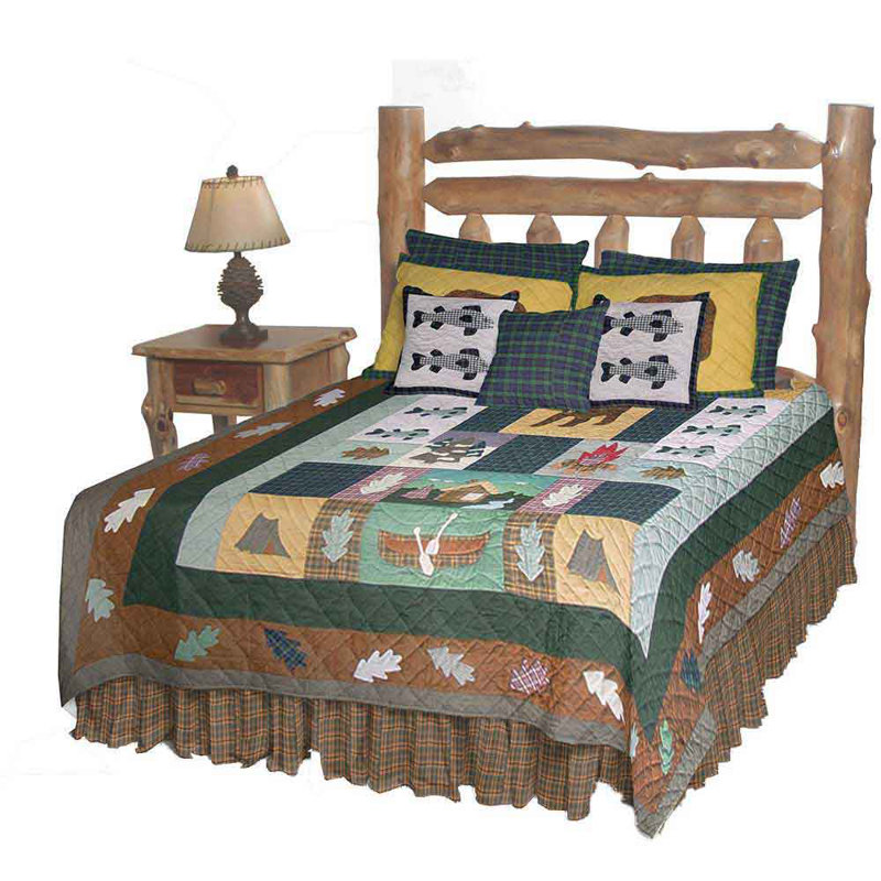 Cabin Percale Quilt, Super King Quilt + 5 Additional Pieces