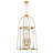 Rosedale 4-Light Hubbs in Warm Brass-1346154071