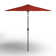 Delaplaine 9' Solid Octagon Market Umbrella with Push-Button Tilt