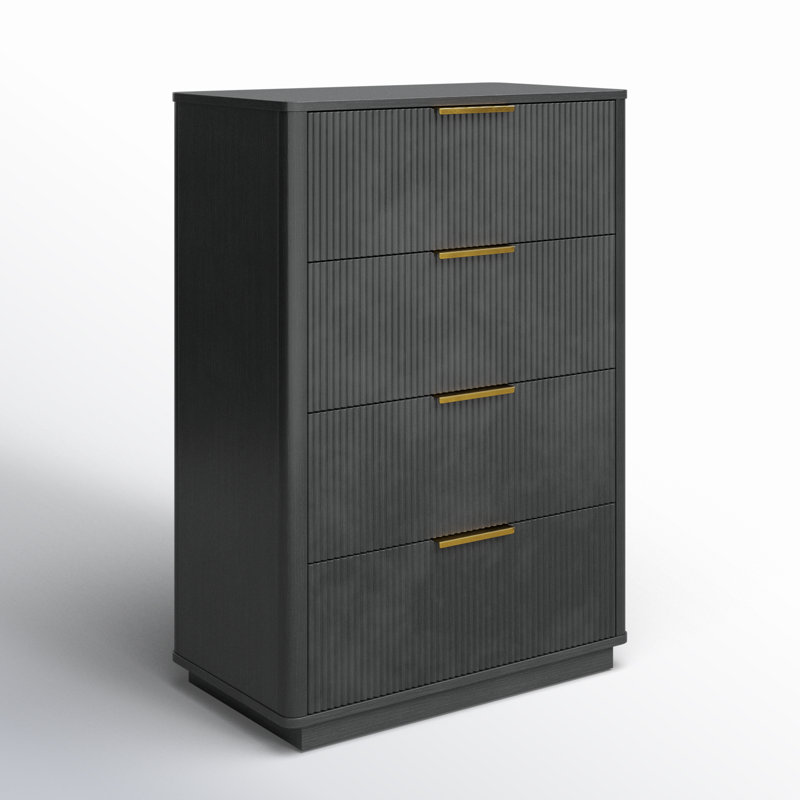 Akira 4 - Drawer Chest, Gray Wash