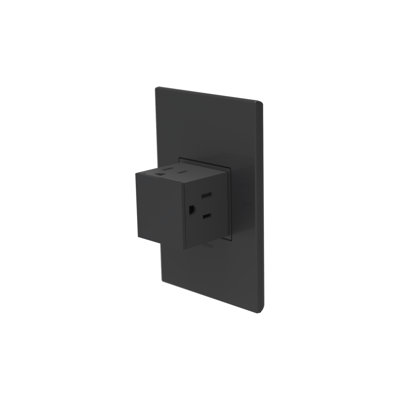 Adorne 15A 1-Gang Tamper-Resistant Pop-Out Outlet