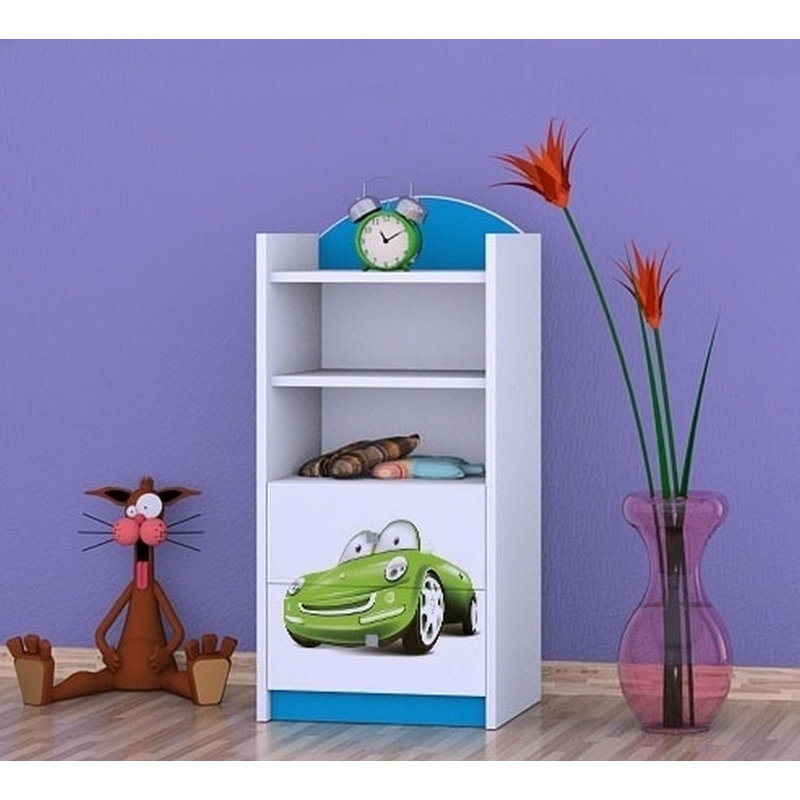 Arielle 96cm H X 45cm W Kids Cube, Blue