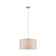 Veronica 1 - Light Beige/Brushed Iron Sphere Pendant