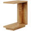 Table de chevet en forme de C, table d'appoint élégante