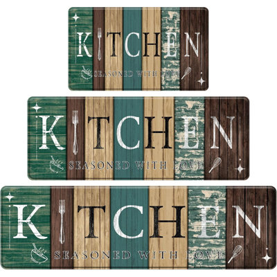Ensemble de 3 tapis de cuisine Farmhouse