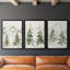 Christmas Holiday Art CECLXVII - Toile sur toile tendue avec châssis encadré - 3 pièces-1309339771-1309339769