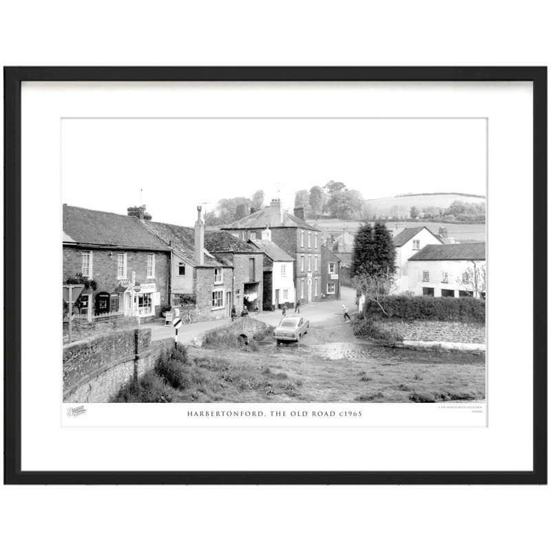 Harbertonford, The Old Road C1965 - Single Picture Frame Print, 60cm H x 80cm W x 2.3cm D