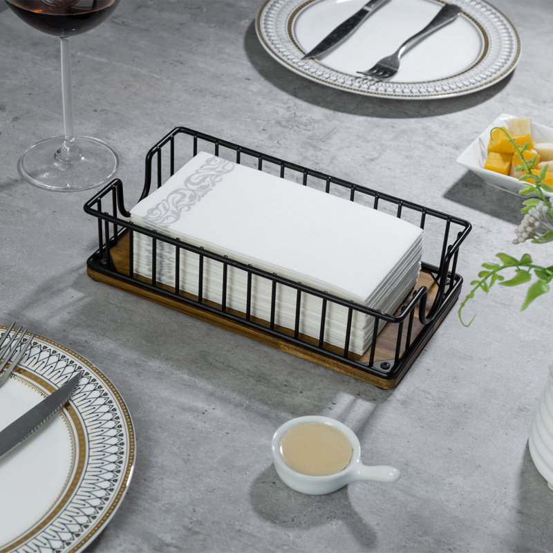 Metal and Steel Freestanding Paper Towel Holder