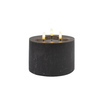 Petite bougie sans flamme 3 mèches