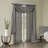Madison Park Harper Grey Solid Crushed 42x84" Curtain Panel Pair-1886352987-1886352988