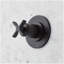 Vassor In-Wall Shower Diverter Trim and 1/2" Rough-In Valve - Brushed Gold-895891735