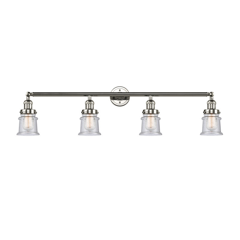 Alexandira 4 - Light Dimmable Vanity Light, Polished Nickel, Seedy, Bulb Not Included