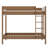 Twin Over Twin Bunk Bed, Upholstered Bunk Bed Frame With Teddy Fleece Fabric Headboard/Footboard