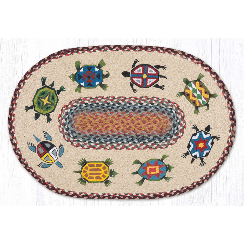  OP-332 Turtles Oval Patch 20"x30"