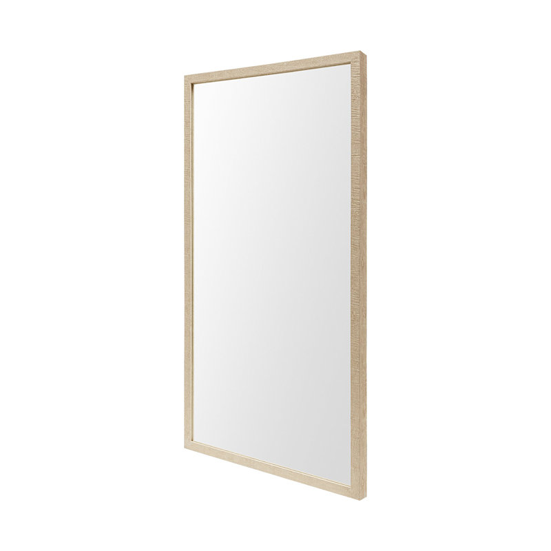 Miroir de salle de bain Aariah, Brun clair, H 41,5 po x l 21,5 po