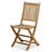 Anautica 6 - Person Teak Solid Wood Patio Dining Set Umbrella Hole Included Rectangular Table