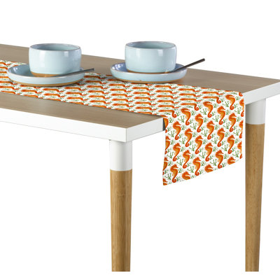 Avyay Coral Table Runner