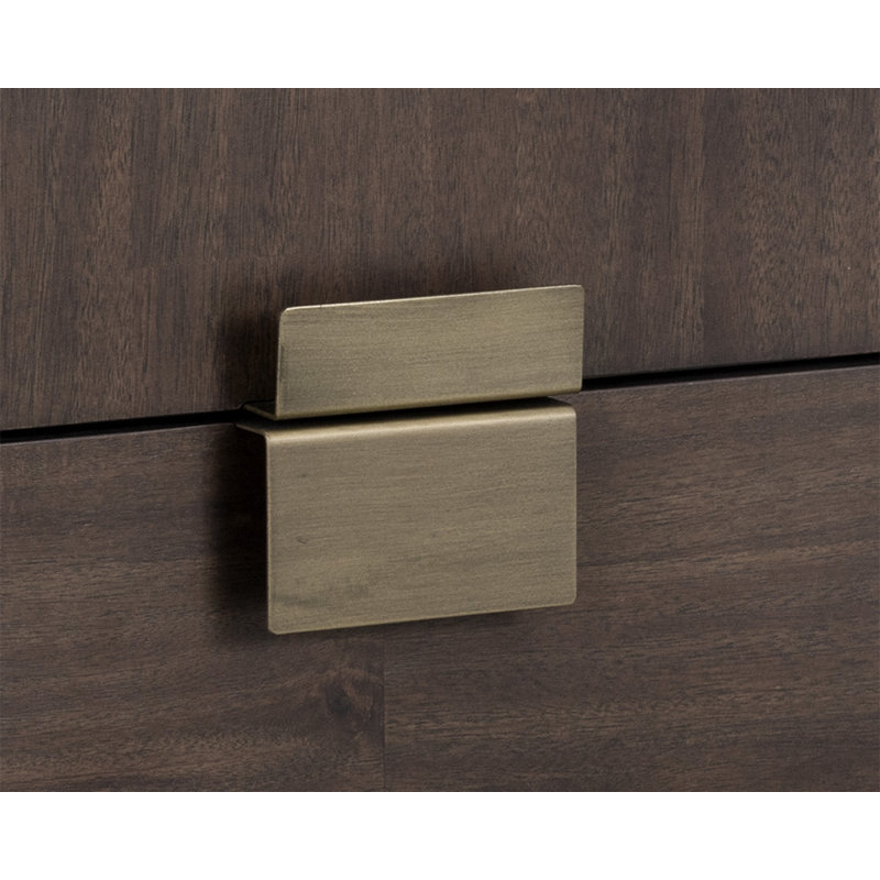 Sadhia 6 Drawer Double Dresser - Brown, Brown
