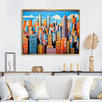 Pop Art Chicago Cityscape II - impression