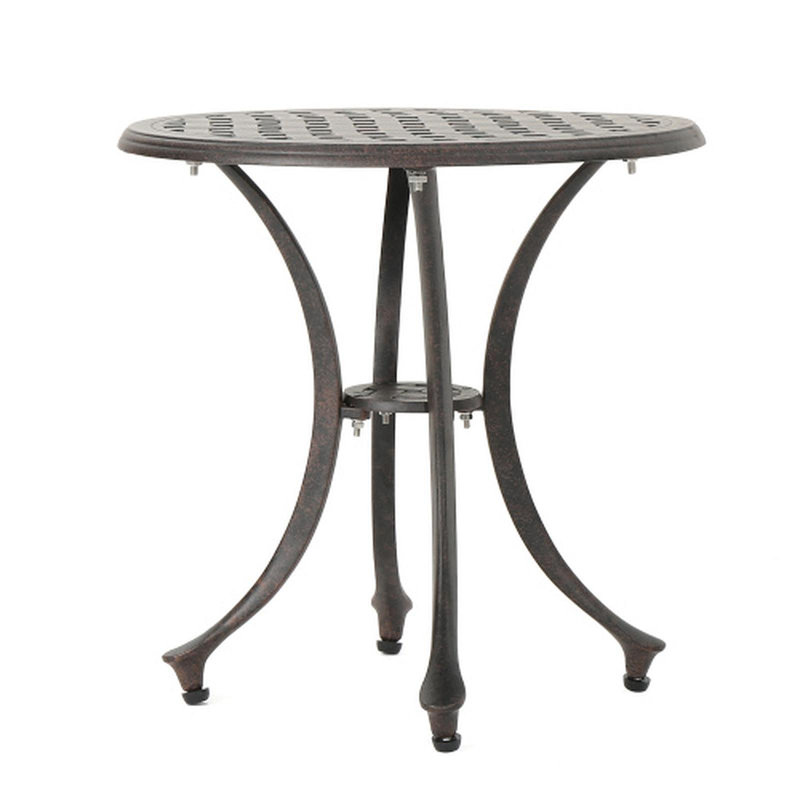 Table d'appoint d'extérieur en fonte d'aluminium 19 po_61112.00