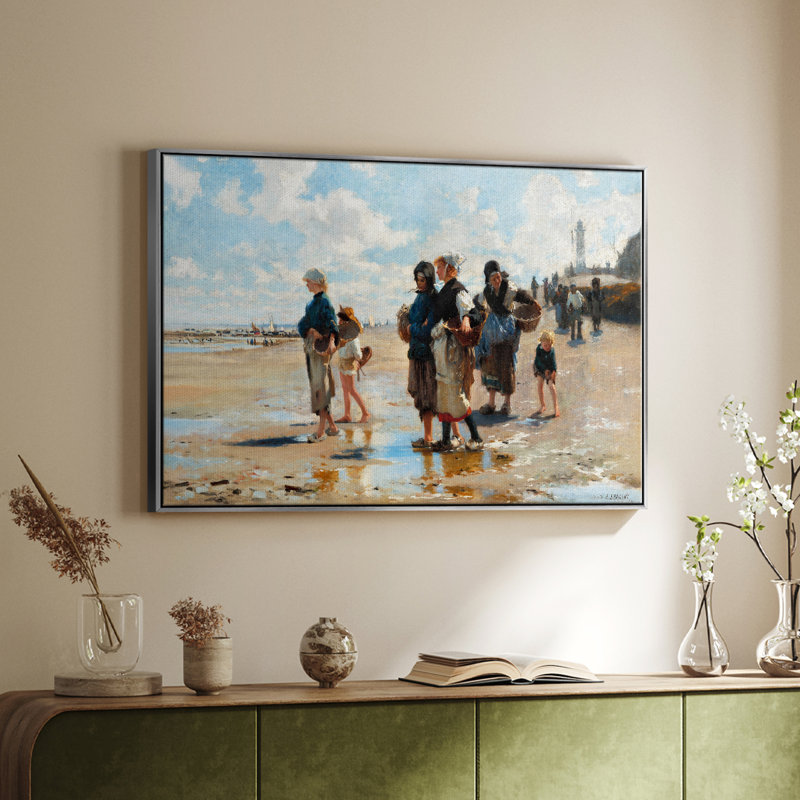 «Vintage Landscape - CXII» sur toile, Argent, H 25 po x l 37 po