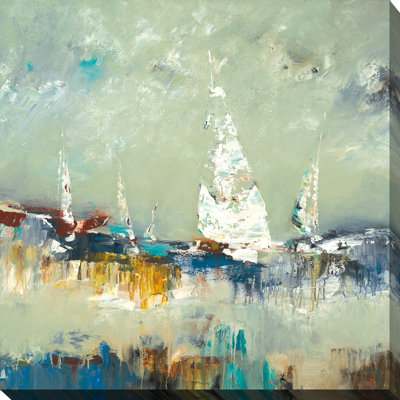 « voilier away », reproduction d’art sur toile tendue
