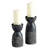 Escalante H Concrete / Cement Tabletop Candlestick Holder with Candle Included-63399127