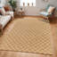 Tan Modern Outdoor Rug, Chequered Stain Resistant Easy to Clean Rug For Patio, Balcony, Decks & Garden-1761851999
