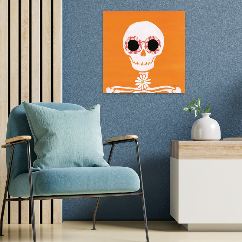 Hallo-Retro Ii, art floral, H 18 po x l 18 po
