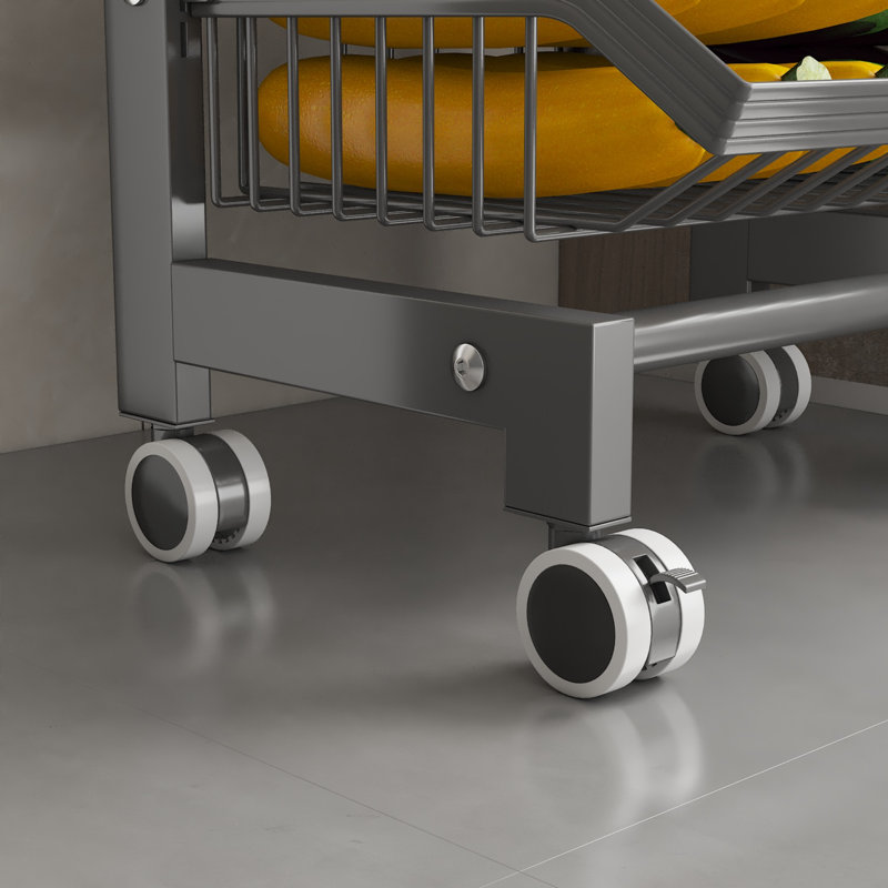 Steel Storage Rack, 18.5cm H x 52cm W x 35cm D