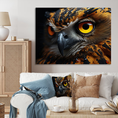 " Yellow Owl Mesmerizing State II "