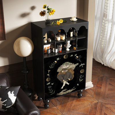 Modern art multi-functional accent cabinet