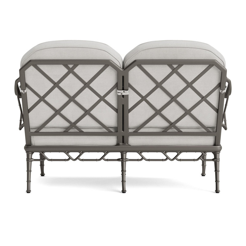 Calcutta Outdoor 2 - Seat Loveseat, Fusion Dove, Mica
