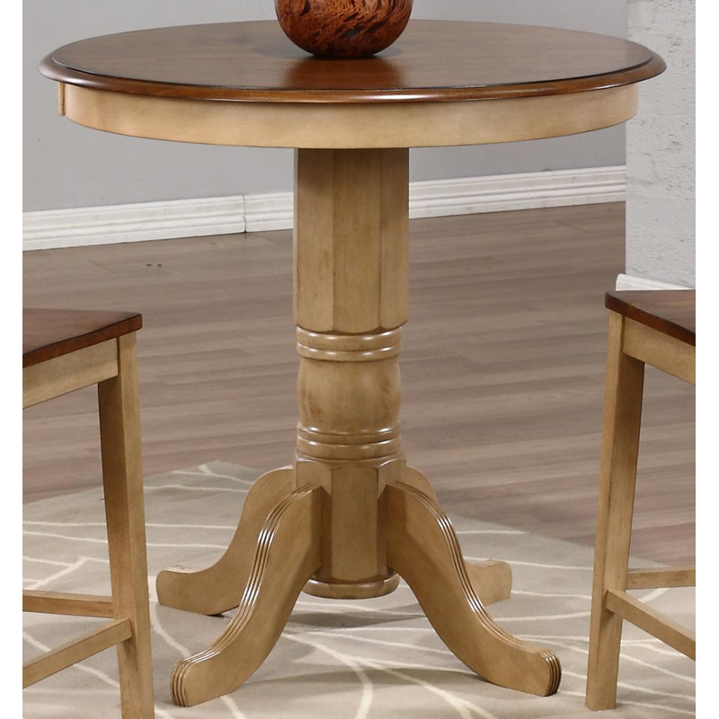 Huerfano Valley Round Solid Wood Top Dining Table