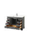 Ensemble de meuble-lavabo simple autoportant 48 po avec plateau en quartz Deborah-98117575-98117578-98117581