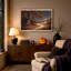 Arbre d'automne et chemin sinueux vers l'observatoire, art mural d'Halloween-2045368785