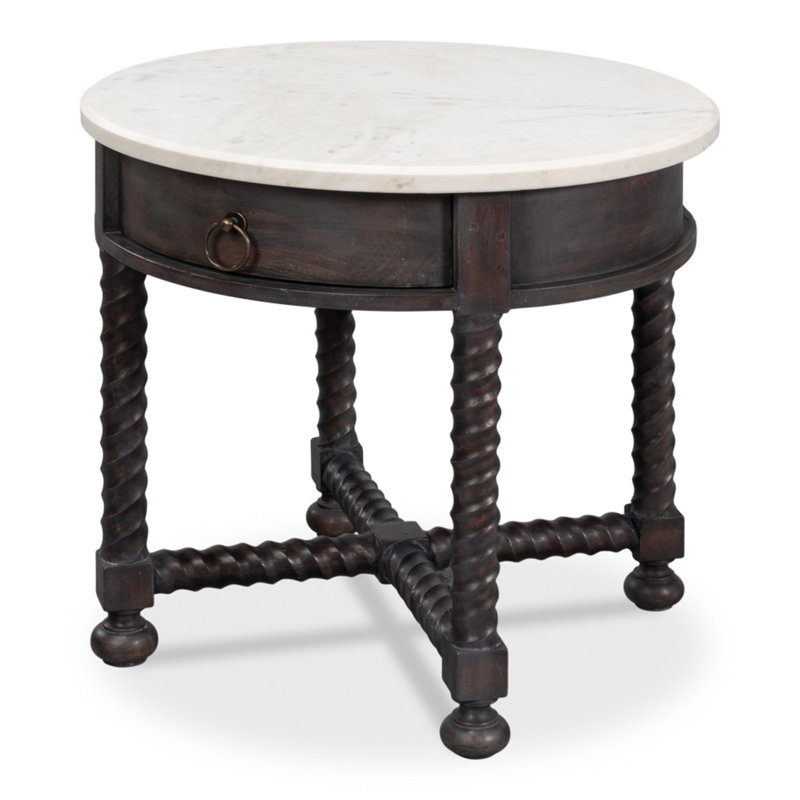 Barley Marble End Table