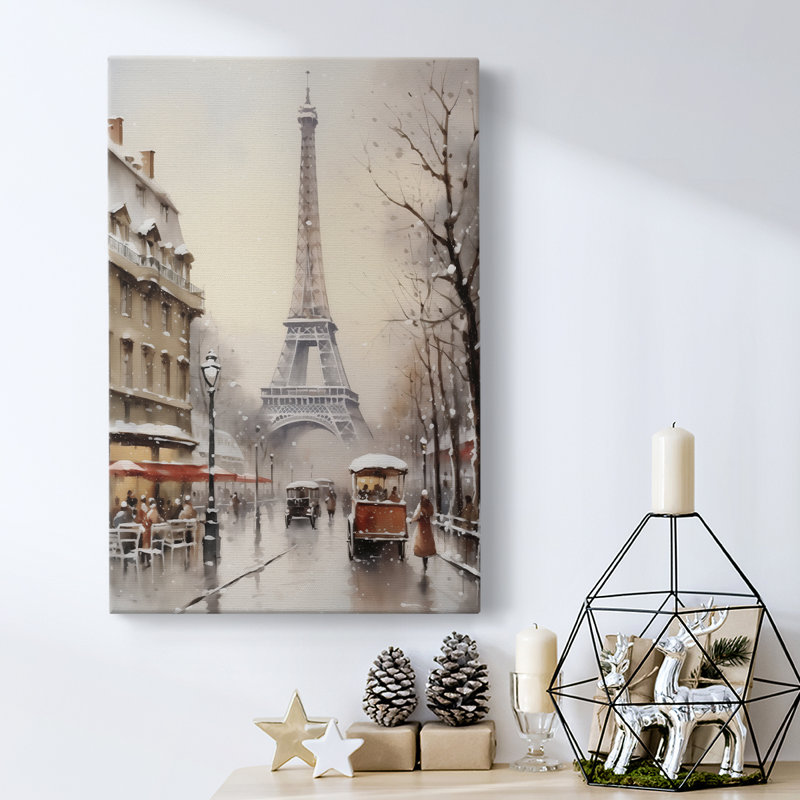 Art des Fêtes de Noël - Toile tendue avec châssis DLXVII, H 24 po x l 16 po