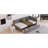 2 Storage Drawers Upholstered Bed, Twin Size, Linen, No Box Spring, Gray Spring Required Daybed, Storage,-1759780251
