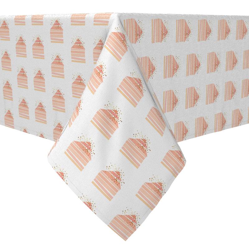 Rectangular Geometric Cotton Twill Table Runner