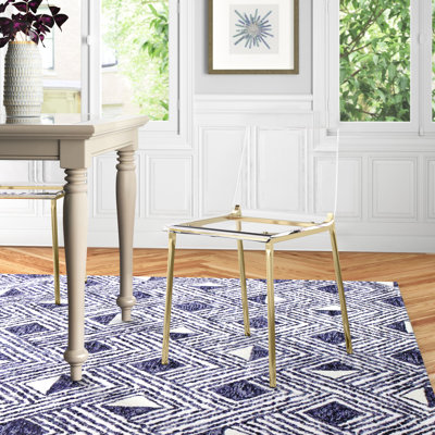 Chaise d'appoint Adelia en transparent