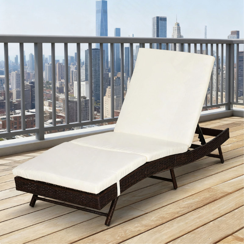 Chaise longue de patio, chaise de piscine