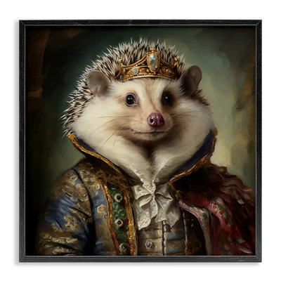 «Hedgehog Regal Transformation», estampe numérique par Lazar Studio