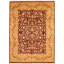 Tapis unique en laine noué à la main 9 pi x 12 pi 3 po jaune nouvel âge Yaak
