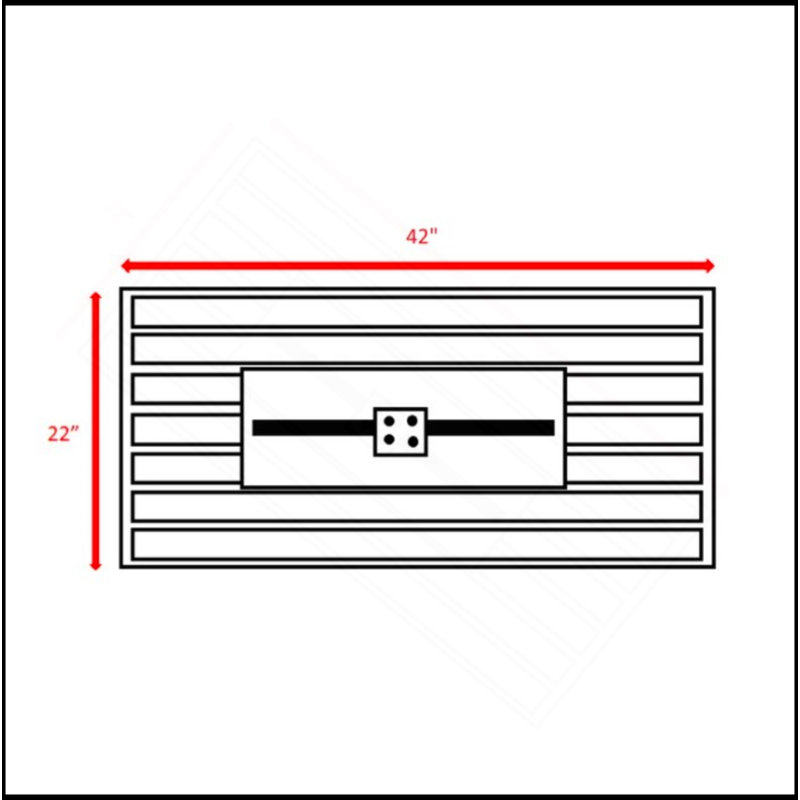 25" H X 42" W Steel Outdoor Fire Pit Table With Lid